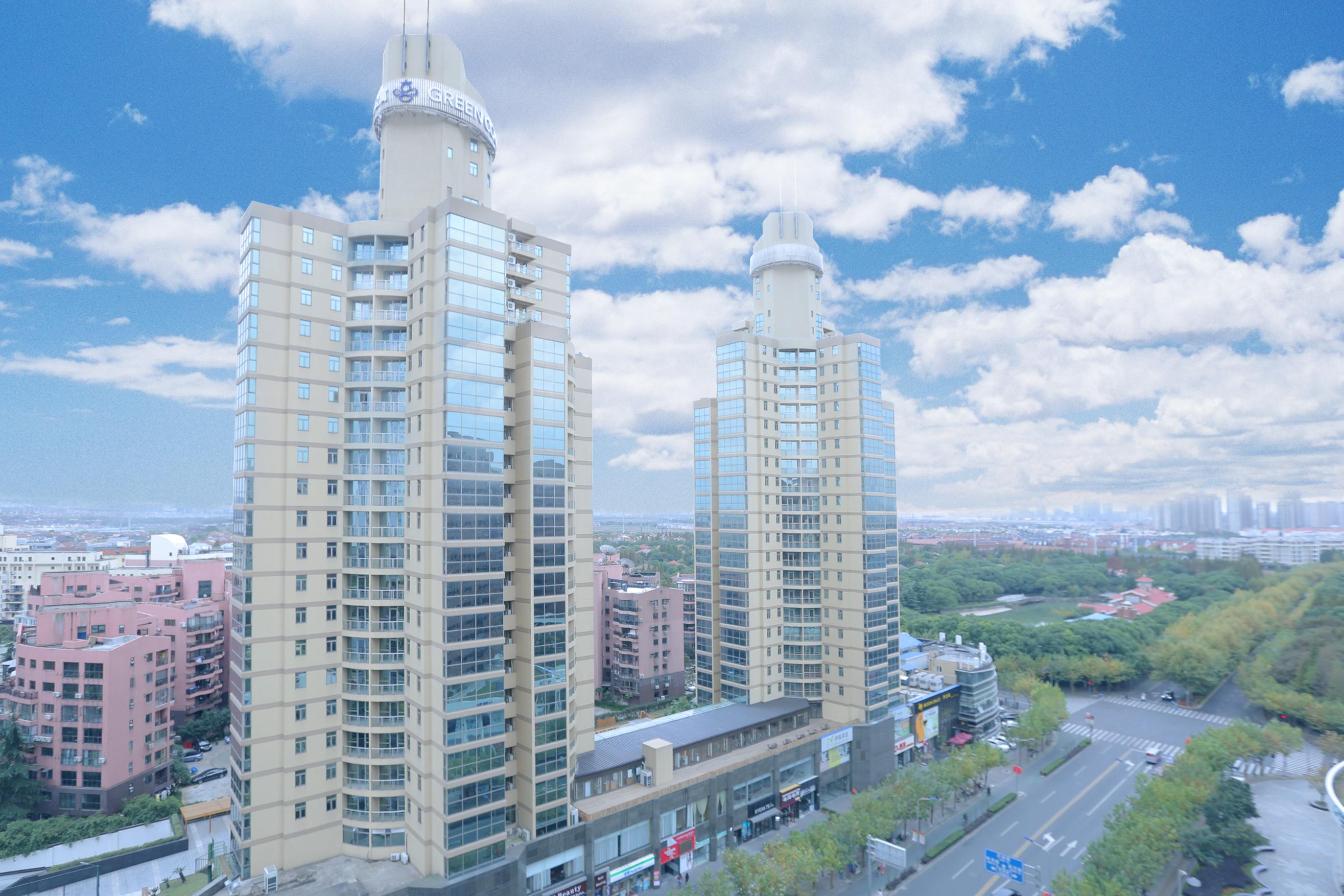 Green Court Residence Jinqiao Diamond Shanghai Extérieur photo