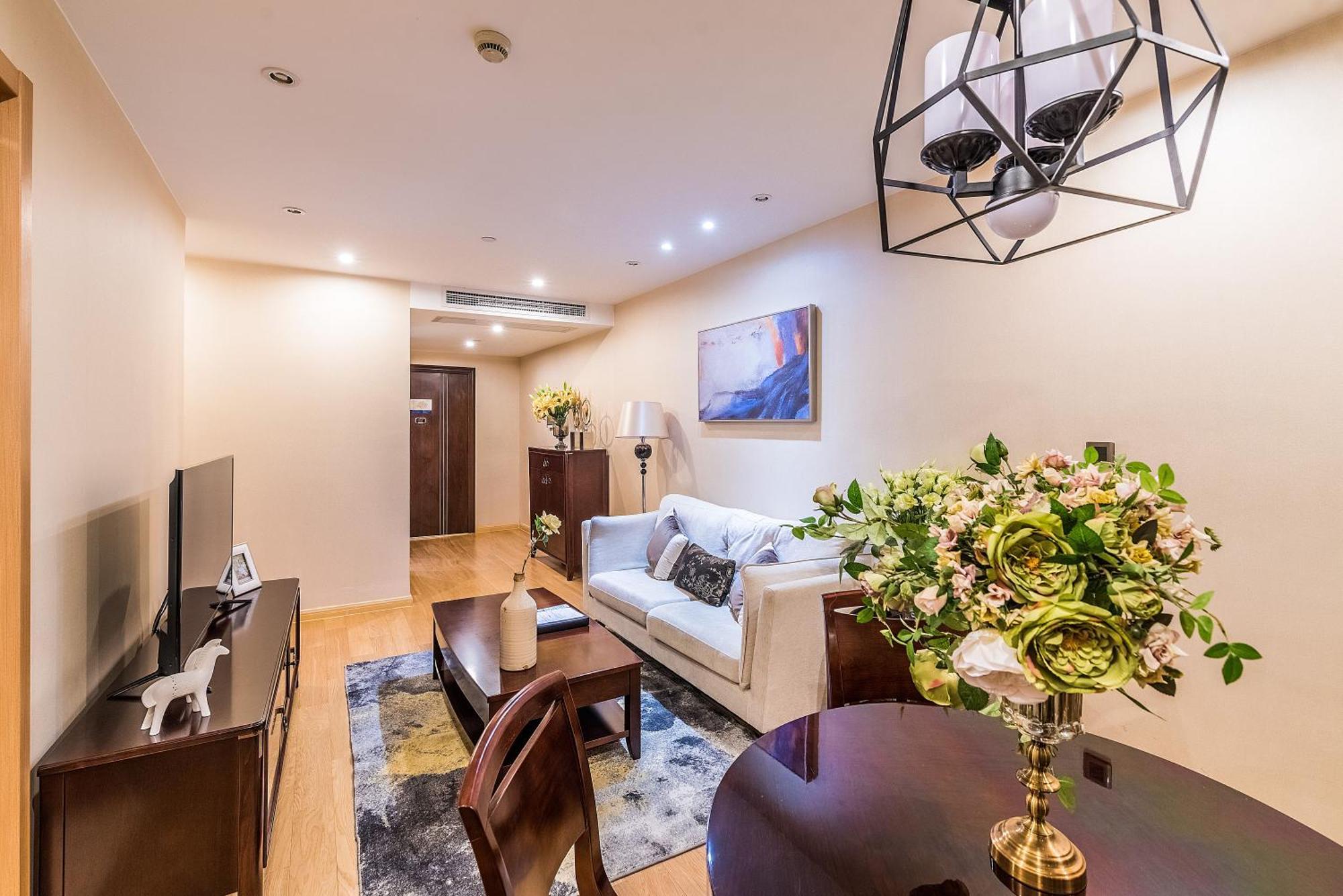 Green Court Residence Jinqiao Diamond Shanghai Extérieur photo