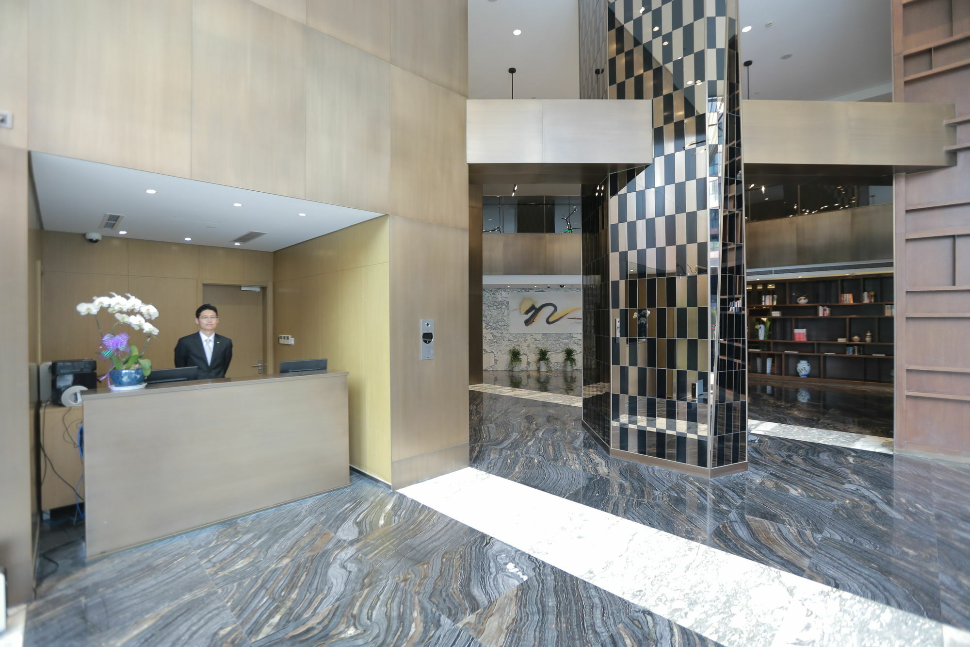 Green Court Residence Jinqiao Diamond Shanghai Extérieur photo